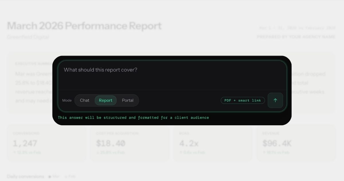 Cover image for What Conversational Analytics Means for Client Reporting